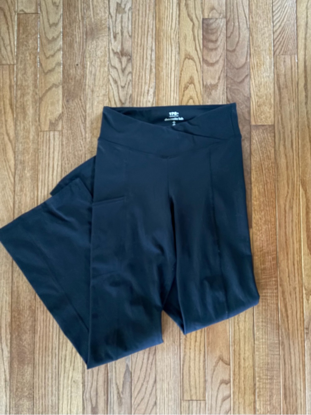 Abercrombie kids YPB black flare leggings
